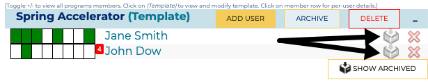 Example program list
